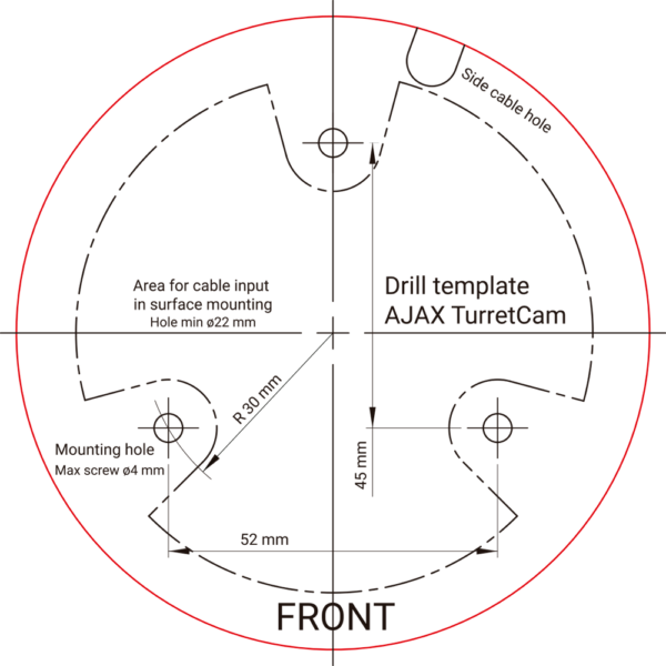 Cámara IP Turret 8 Megapixel Ajax Lente 4 mm - Imagen 5