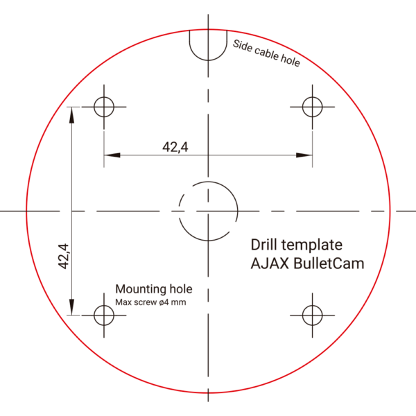 Cámara IP Bullet 8 Megapixel Ajax Lente 4 mm - Imagen 5